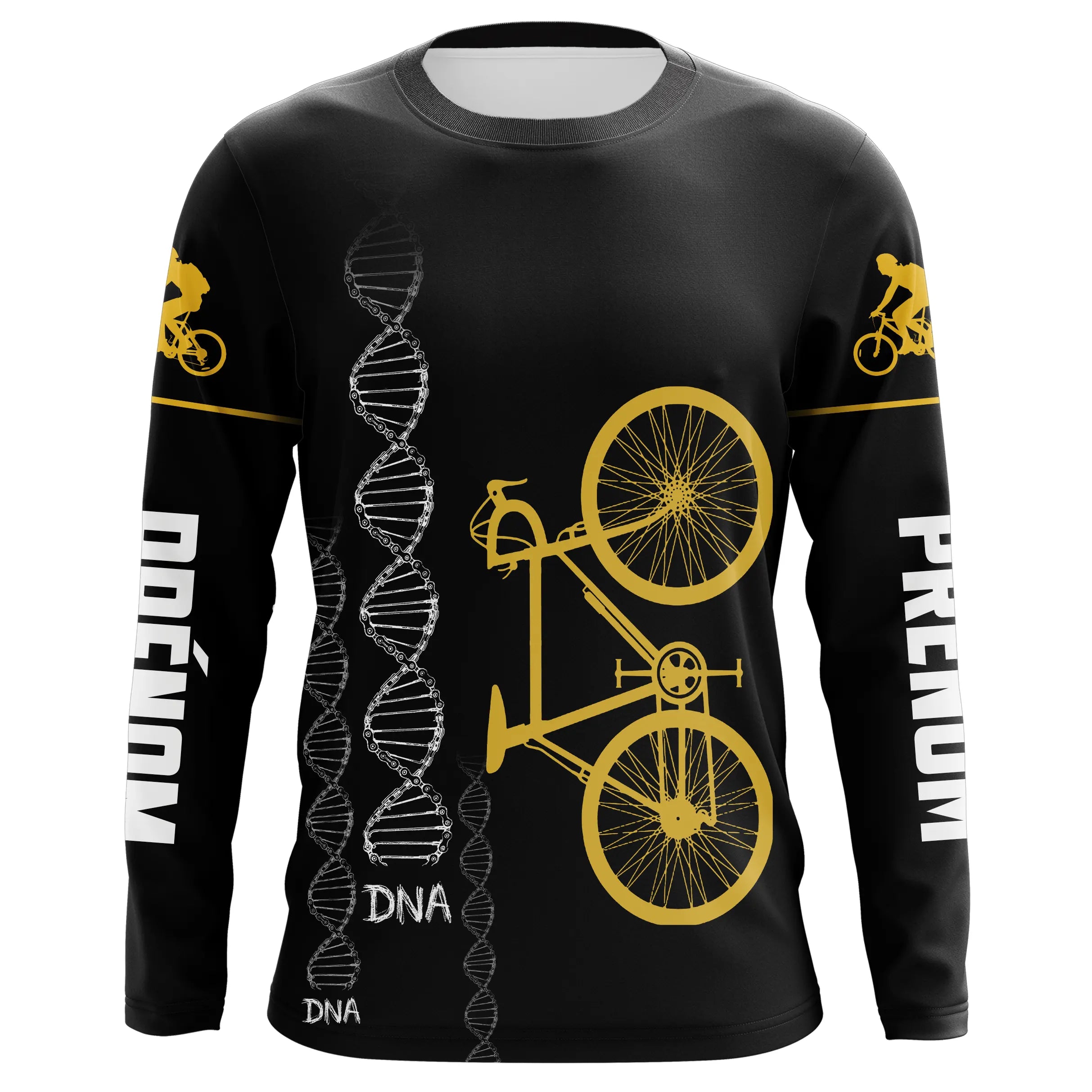 Maillot De Cyclisme Personnalisé, DNA Cycliste, Cadeau Original Fans De Vélo - CT07022437