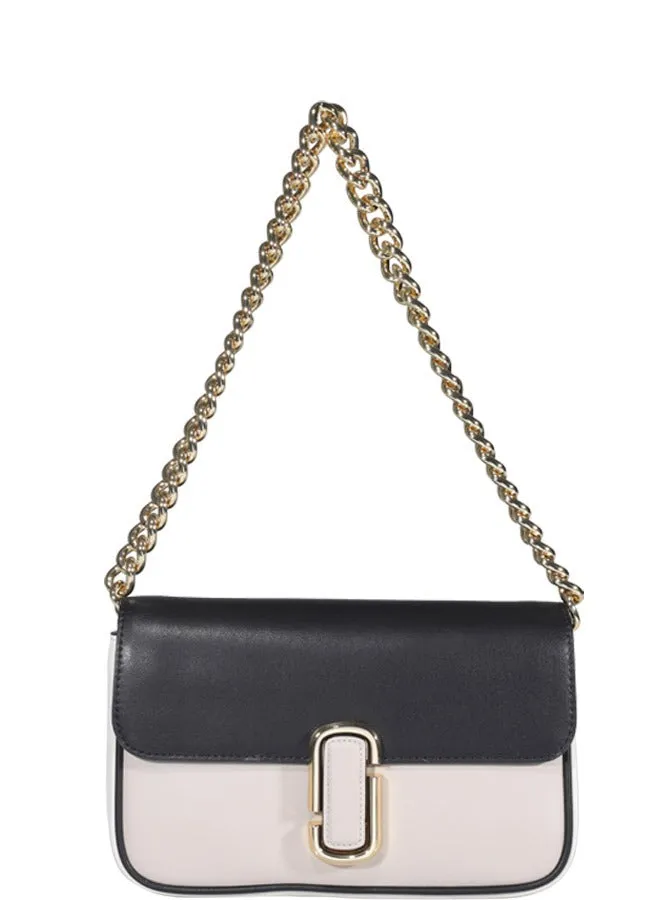 Marc Jacobs Logo Detailed Chained Shoulder Bag