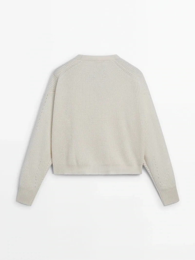 Massimo Dutti  |Casual Style Long Sleeves Plain Office Style Elegant Style