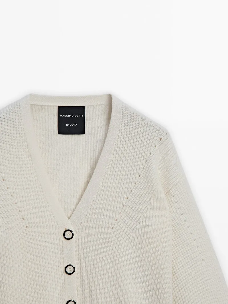 Massimo Dutti  |Casual Style Long Sleeves Plain Office Style Elegant Style