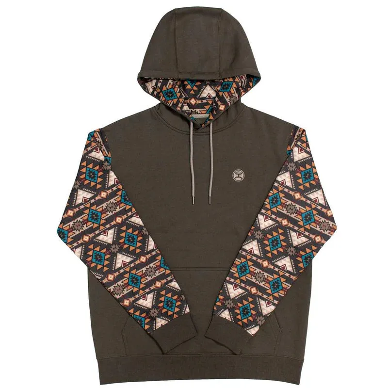 Men's Summit Brown w/Aztec Hoody