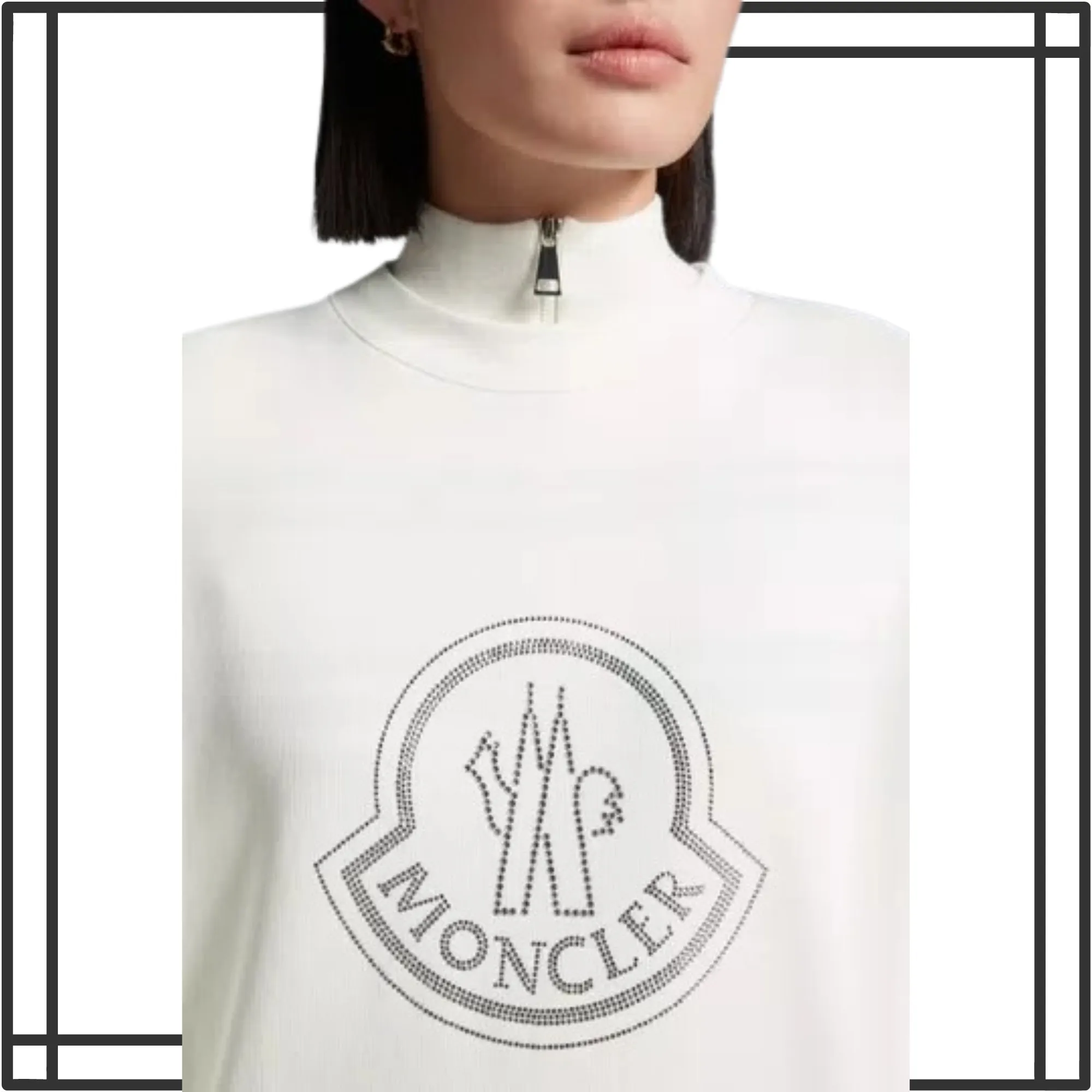 MONCLER  |Crystal Logo Sweatshirt