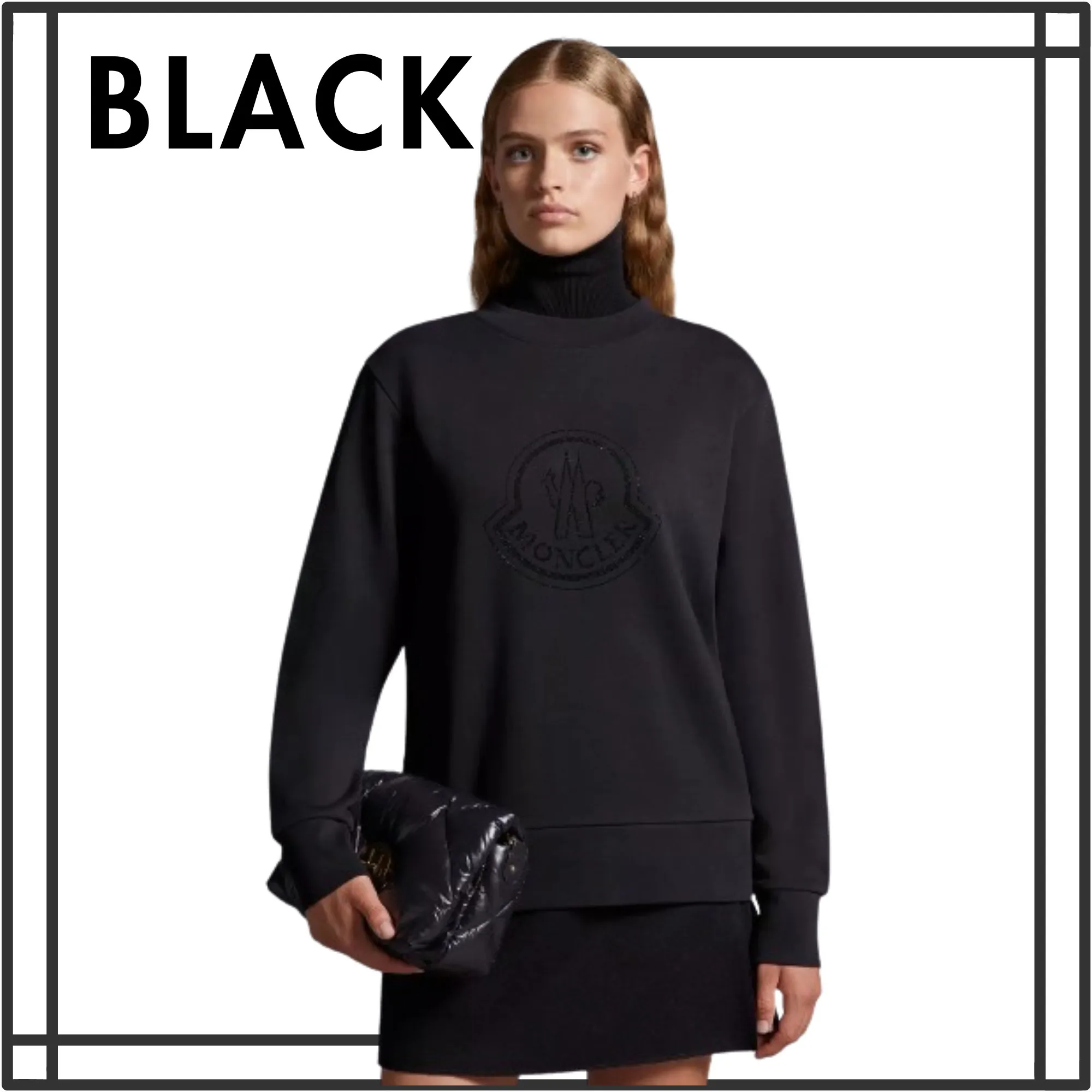 MONCLER  |Crystal Logo Sweatshirt