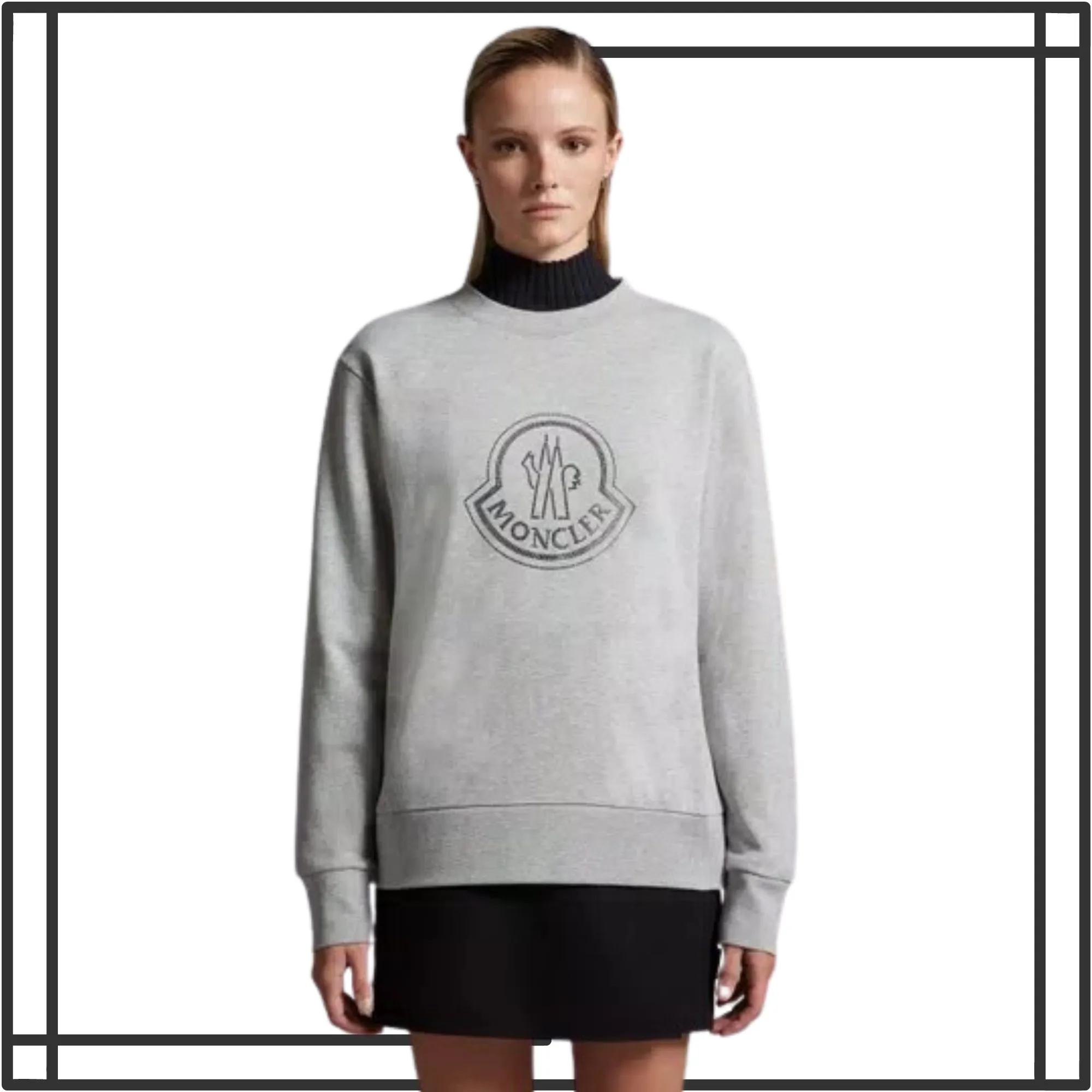 MONCLER  |Crystal Logo Sweatshirt