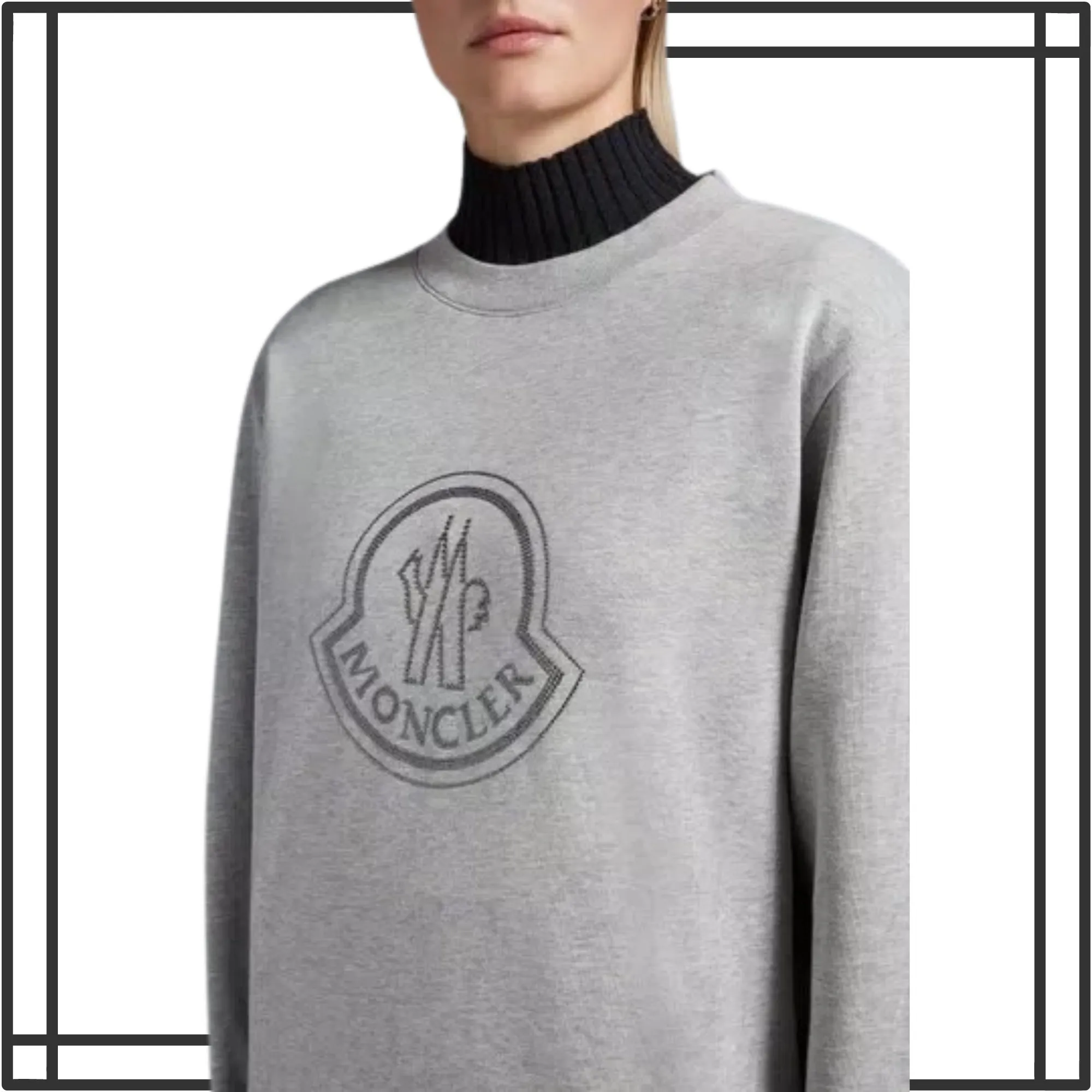 MONCLER  |Crystal Logo Sweatshirt