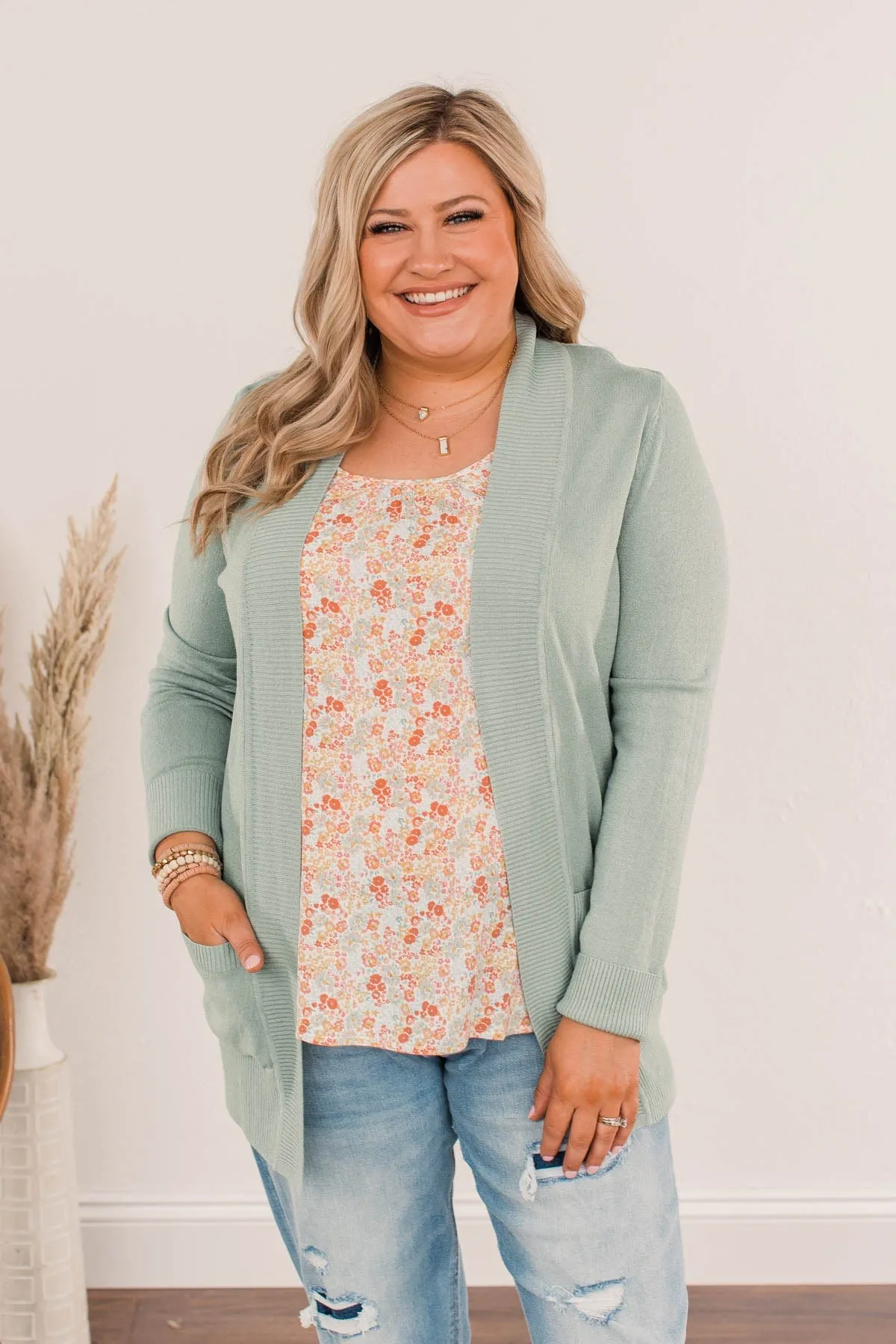 Morning Meadows Floral Tank- Coral & Yellow