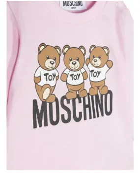 Moschino Long Sleeved T-Shirt Pink