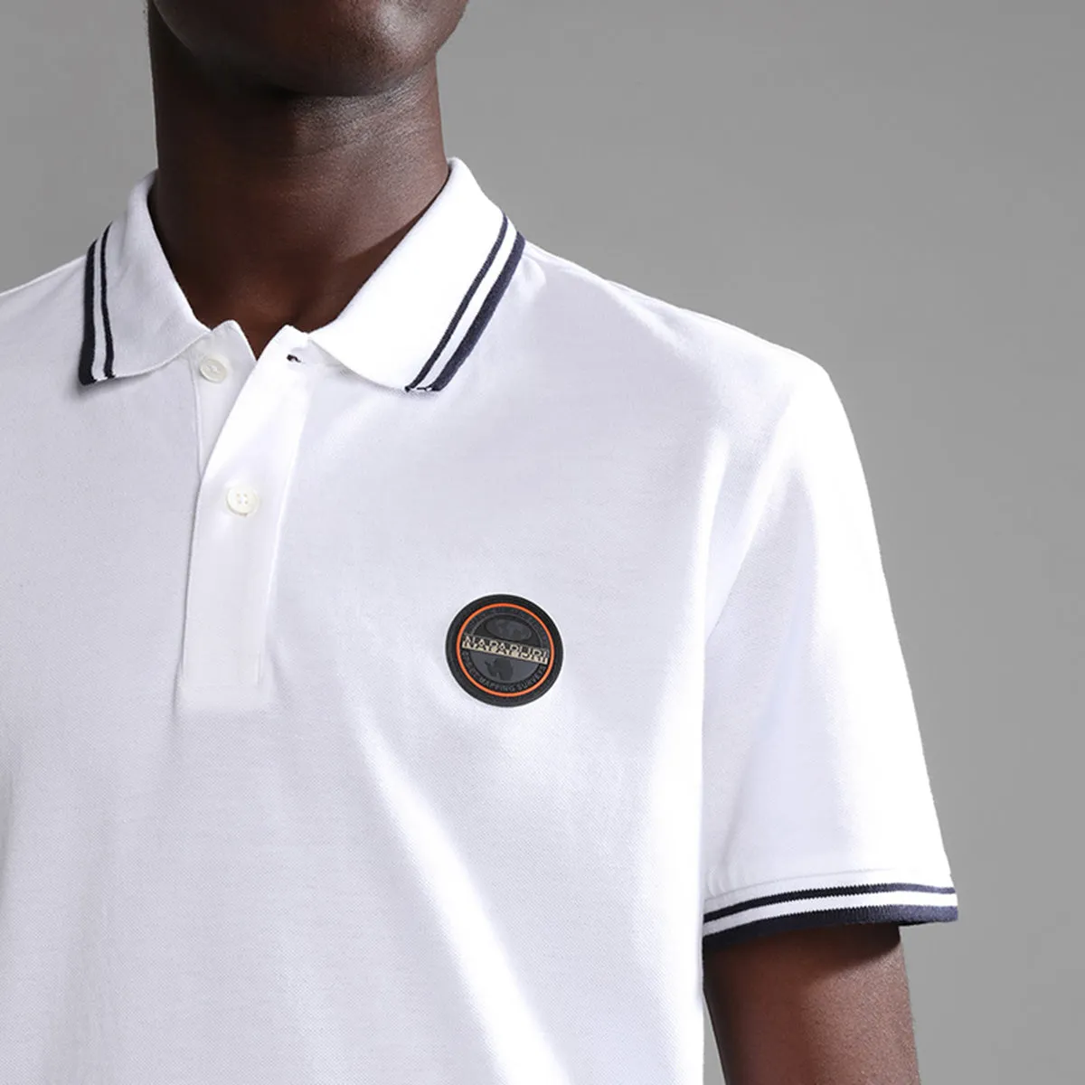 Napapijri - E-Macas SS Polo Shirt in Bright White