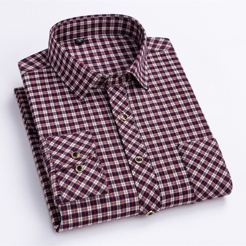 New Men's Loose Long-Sleeved Shirts