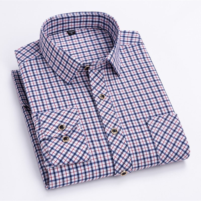 New Men's Loose Long-Sleeved Shirts