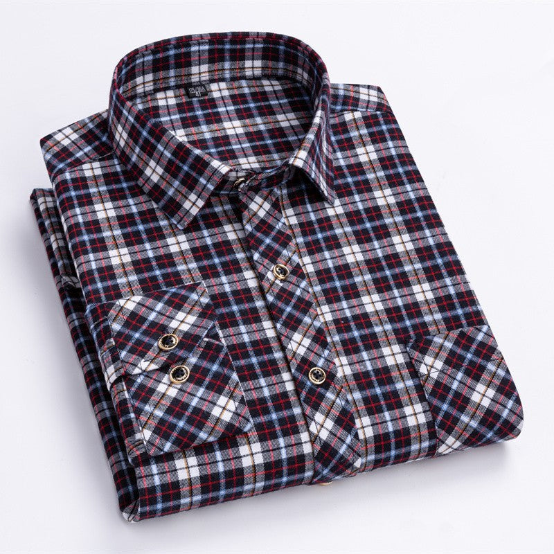 New Men's Loose Long-Sleeved Shirts