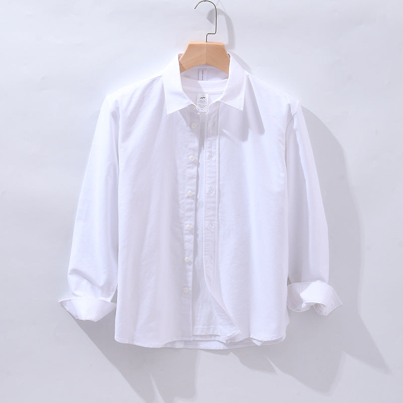 New Oxford spun cotton long-sleeved men's shirts