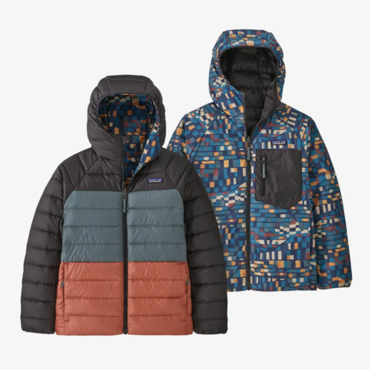 Patagonia Reversible Down Sweater Hoodie Kids