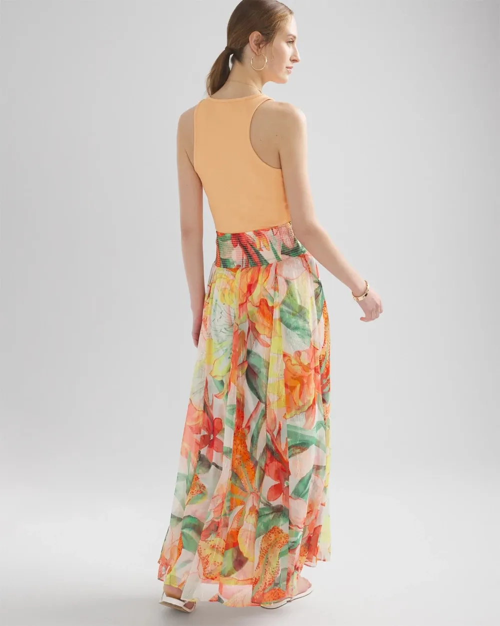 Petite Drama Maxi Skirt