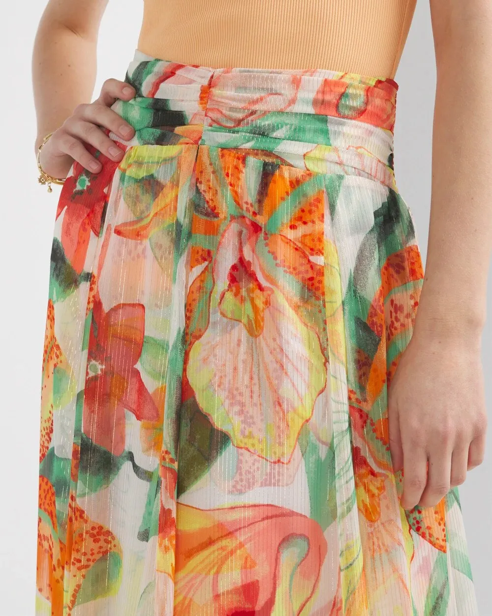 Petite Drama Maxi Skirt