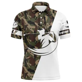 Polo de Golf, Cadeau Personnalisé Fan de Golf, Camouflage Golfeur - CT04072231