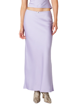 Ravello Crinkle Chiffon Maxi Skirt, Lilac