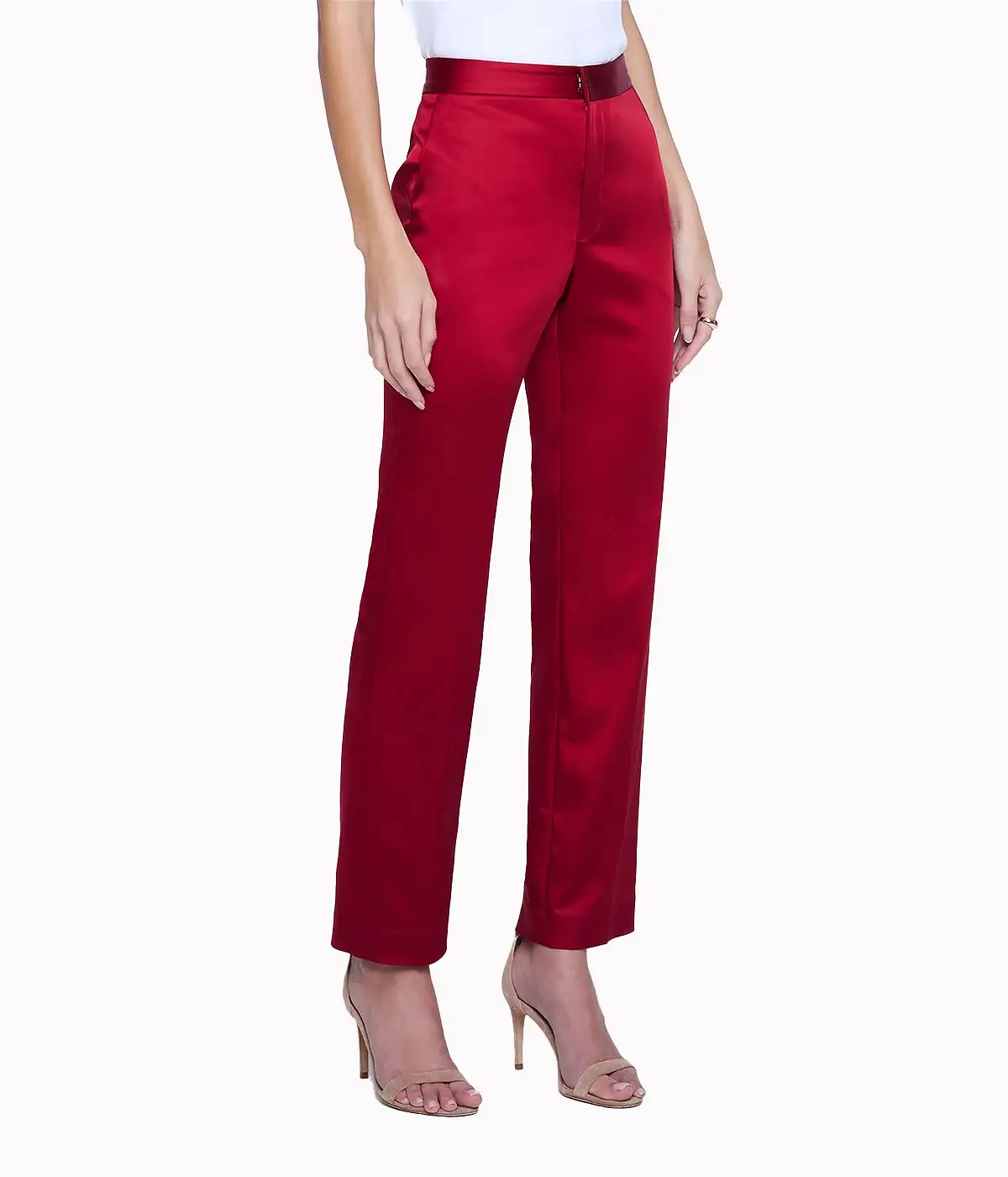 Rebel Trouser in Dark Tango Red