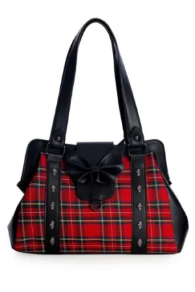 Red Tartan Bow Bag