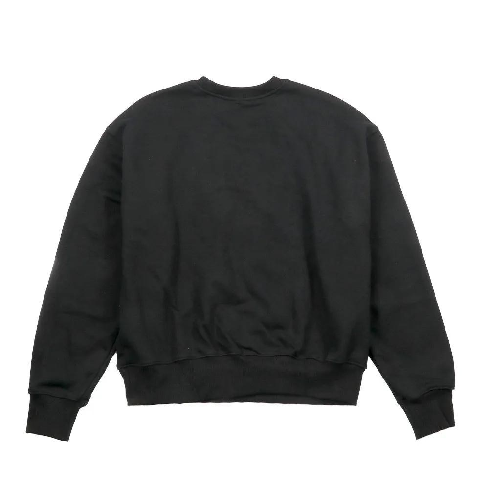 RONRON  |Rib Street Style U-Neck Long Sleeves Plain