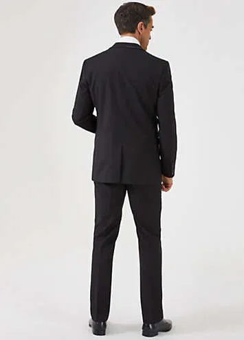 Ronson Black Tailored Fit Dinner Jacket by Skopes | Look Again