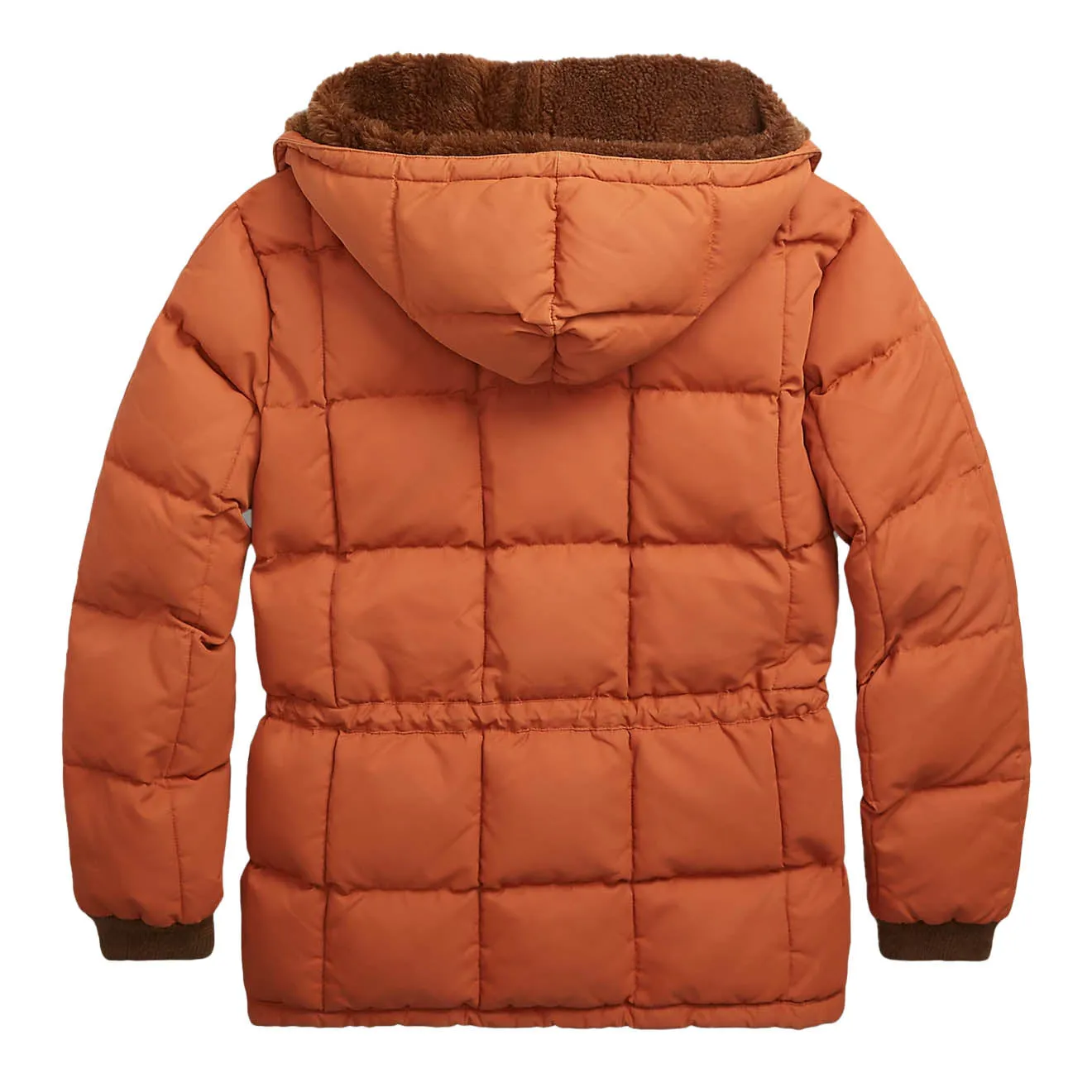 RRL by Ralph Lauren Quilted Hooded Jacket Burnt Orange