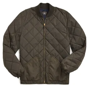 RRL by Ralph Lauren Quilted Twill Jacket Vintage Black