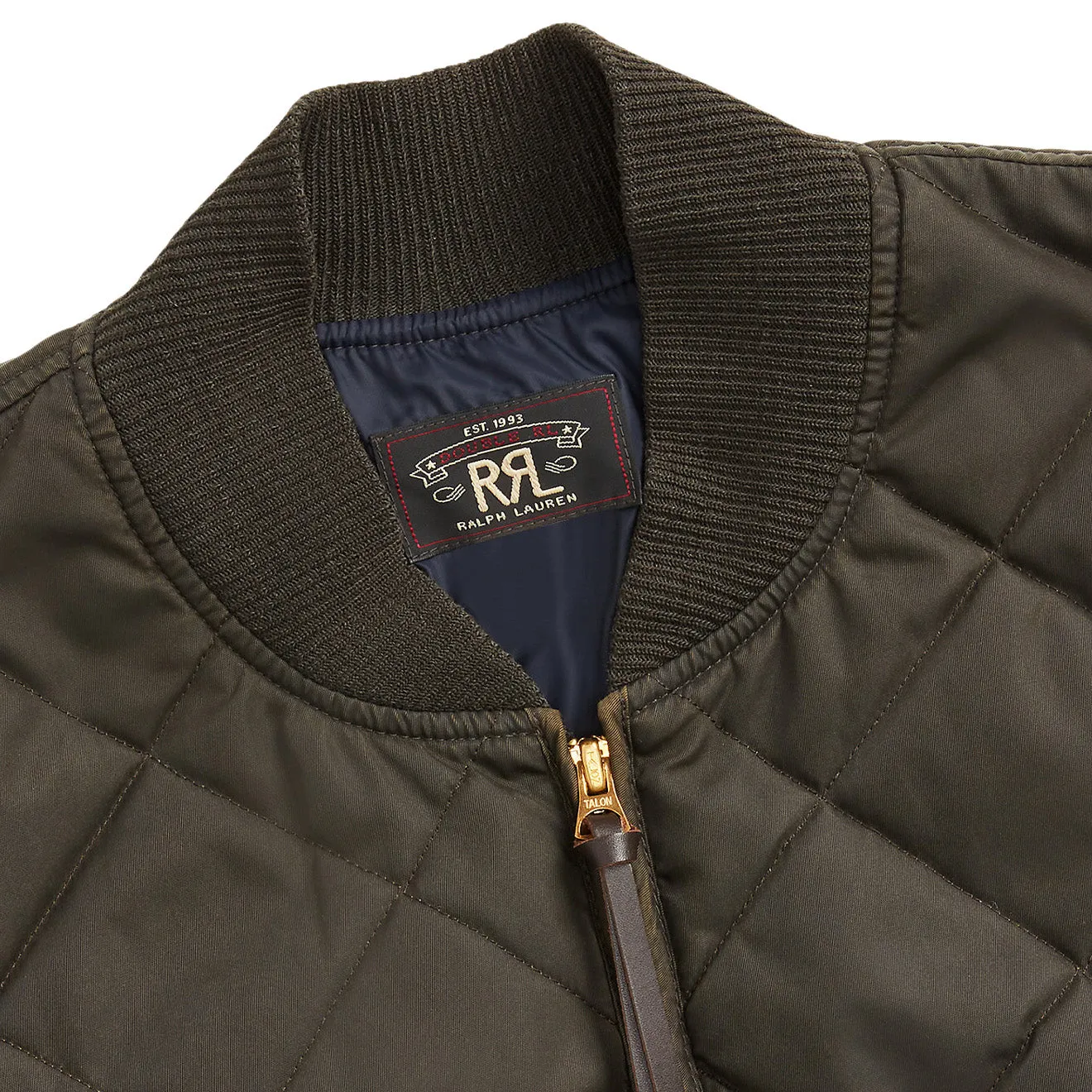 RRL by Ralph Lauren Quilted Twill Jacket Vintage Black