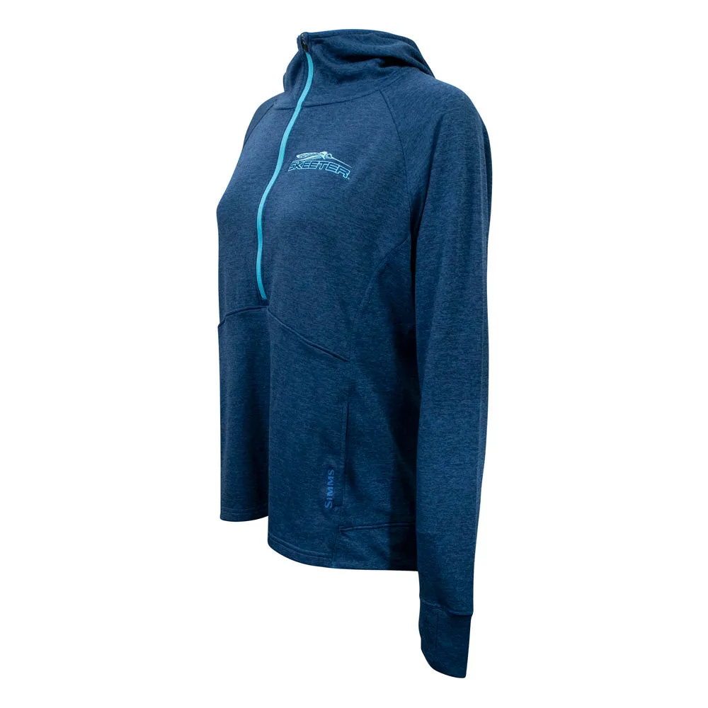 Skeeter Simms Ladies BugStopper Hoody - Sapphire Heather