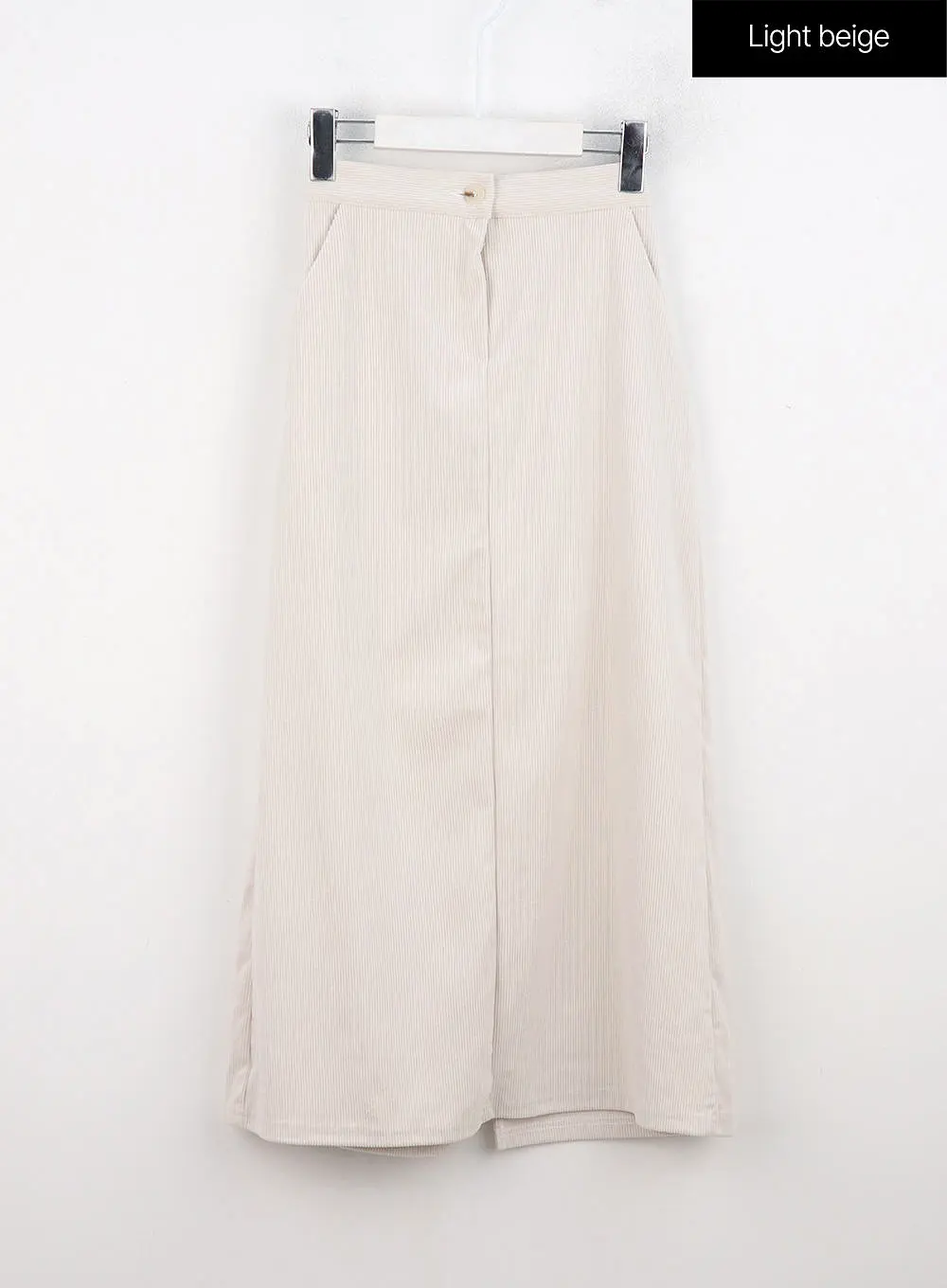 Slit Corduroy Maxi Skirt ON315