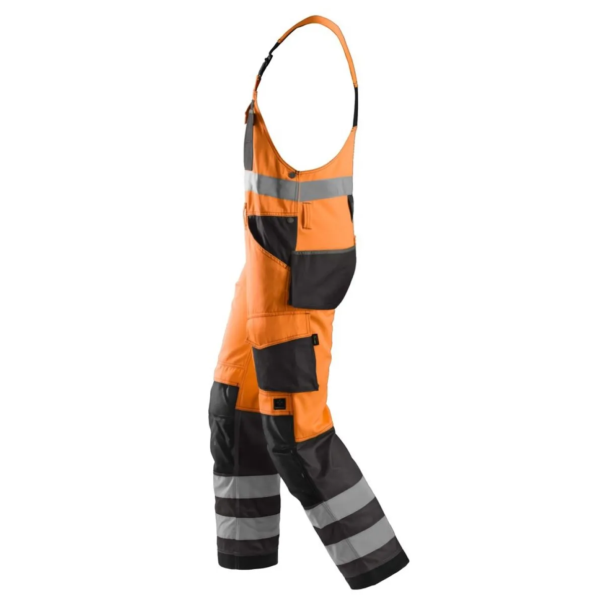 Snickers 0113 High Visibility Bib & Brace, Class 2 - High Vis Ye