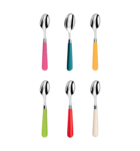 Teaspoon Set 6 Pieces - Bright Multicolour