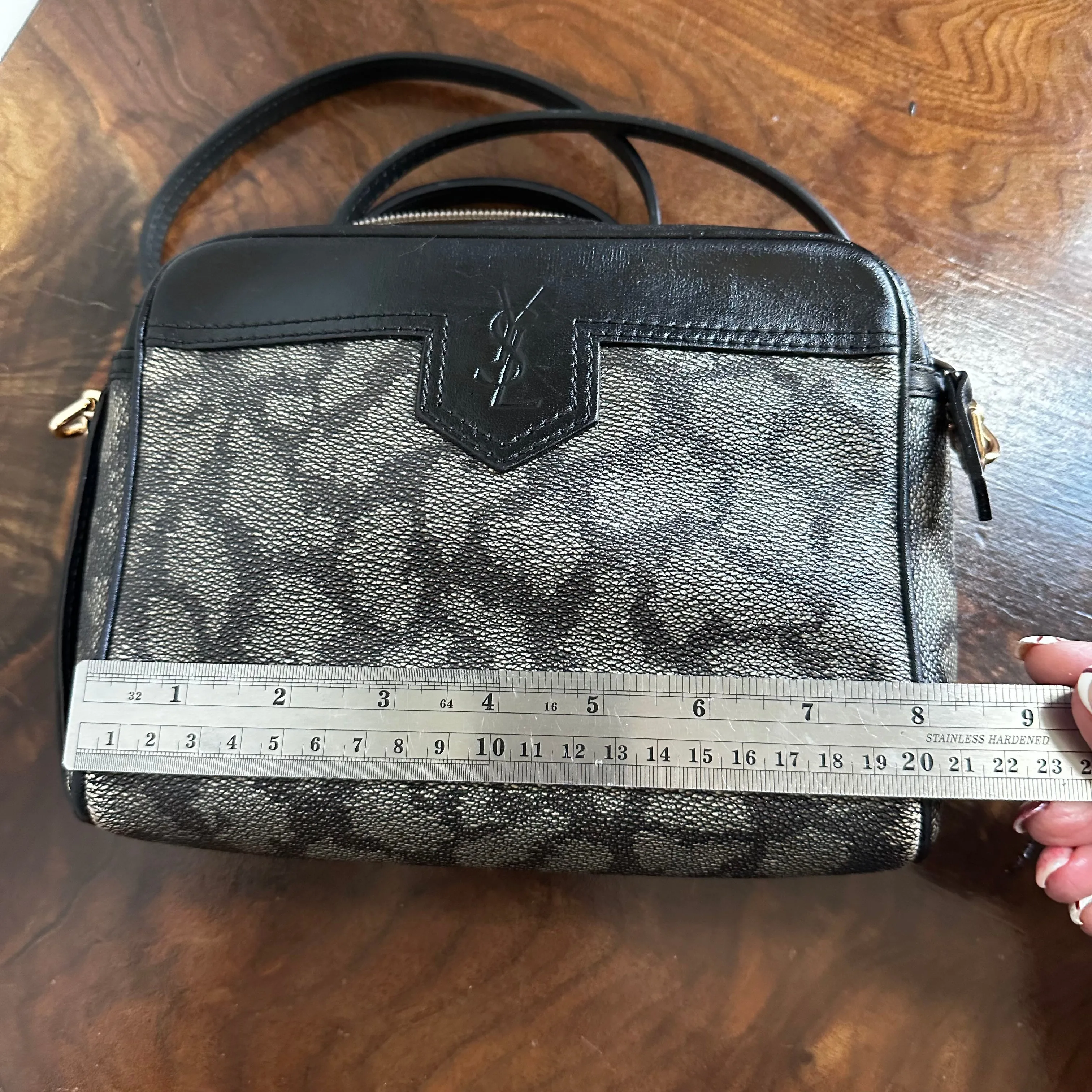 The Junco Crossbody - Vintage Yves Saint Laurent (YSL) in Giraffe Print