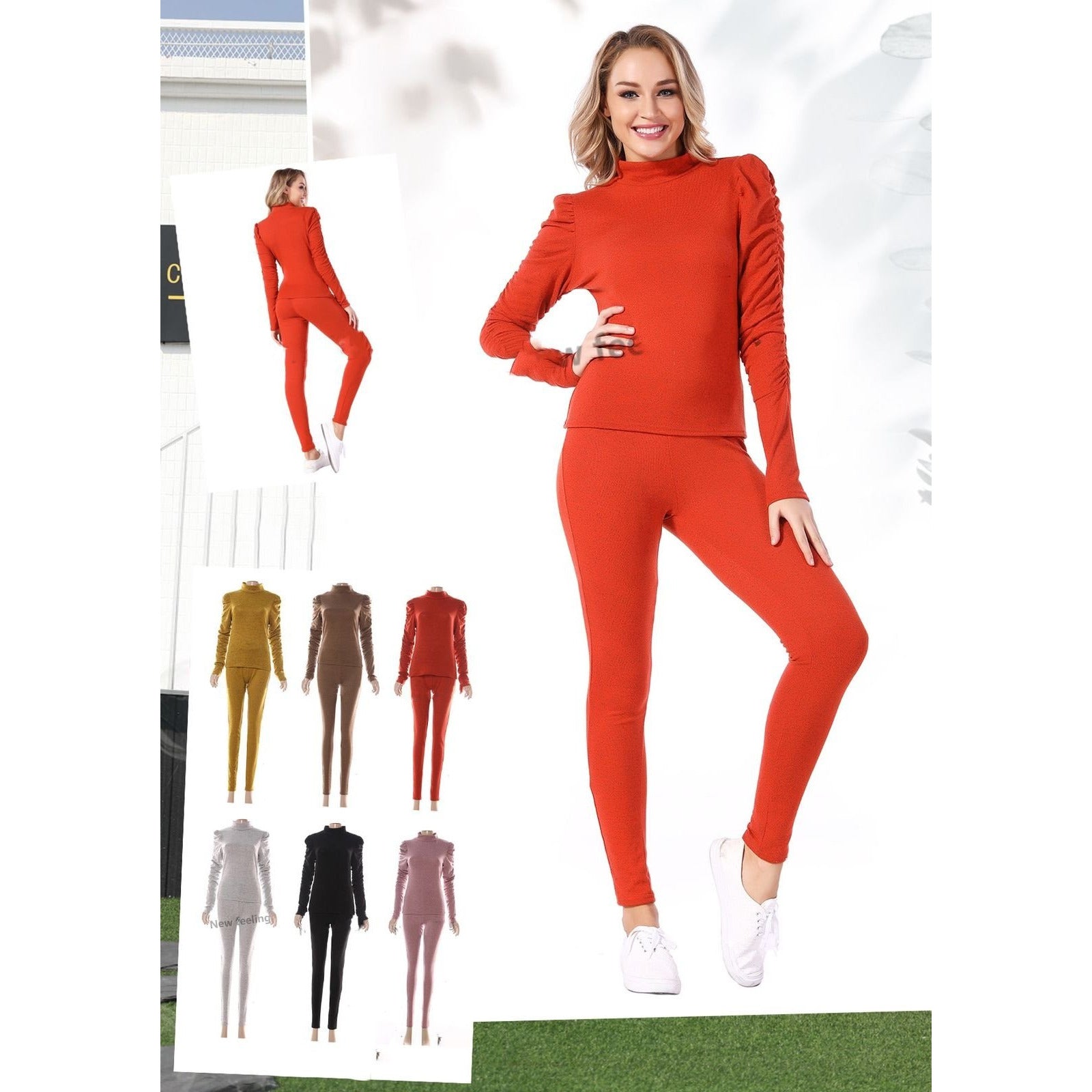 Tracksuit Knitted Set