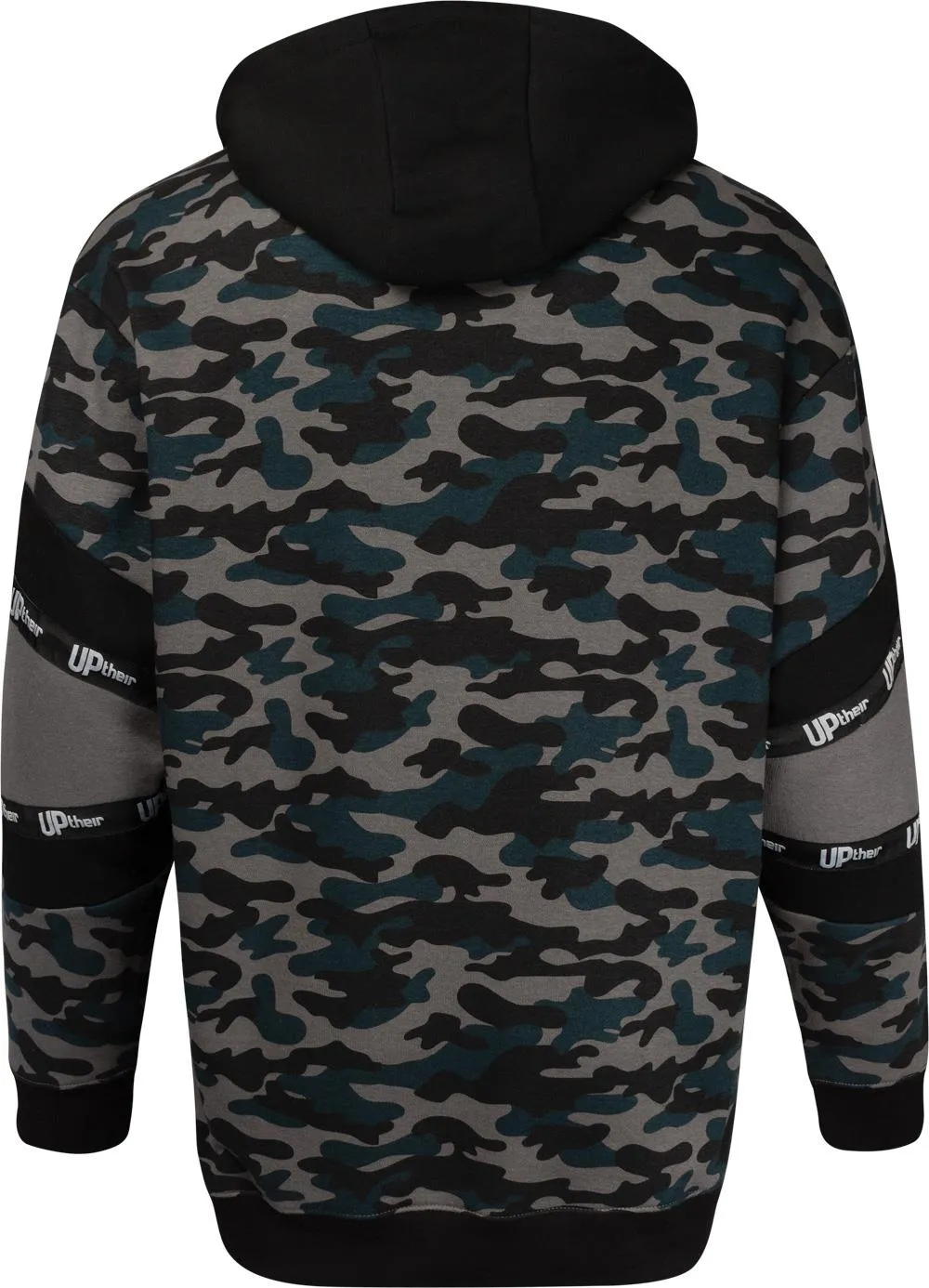 Uptheir Bermuda Triangle Camo Hoody - Black