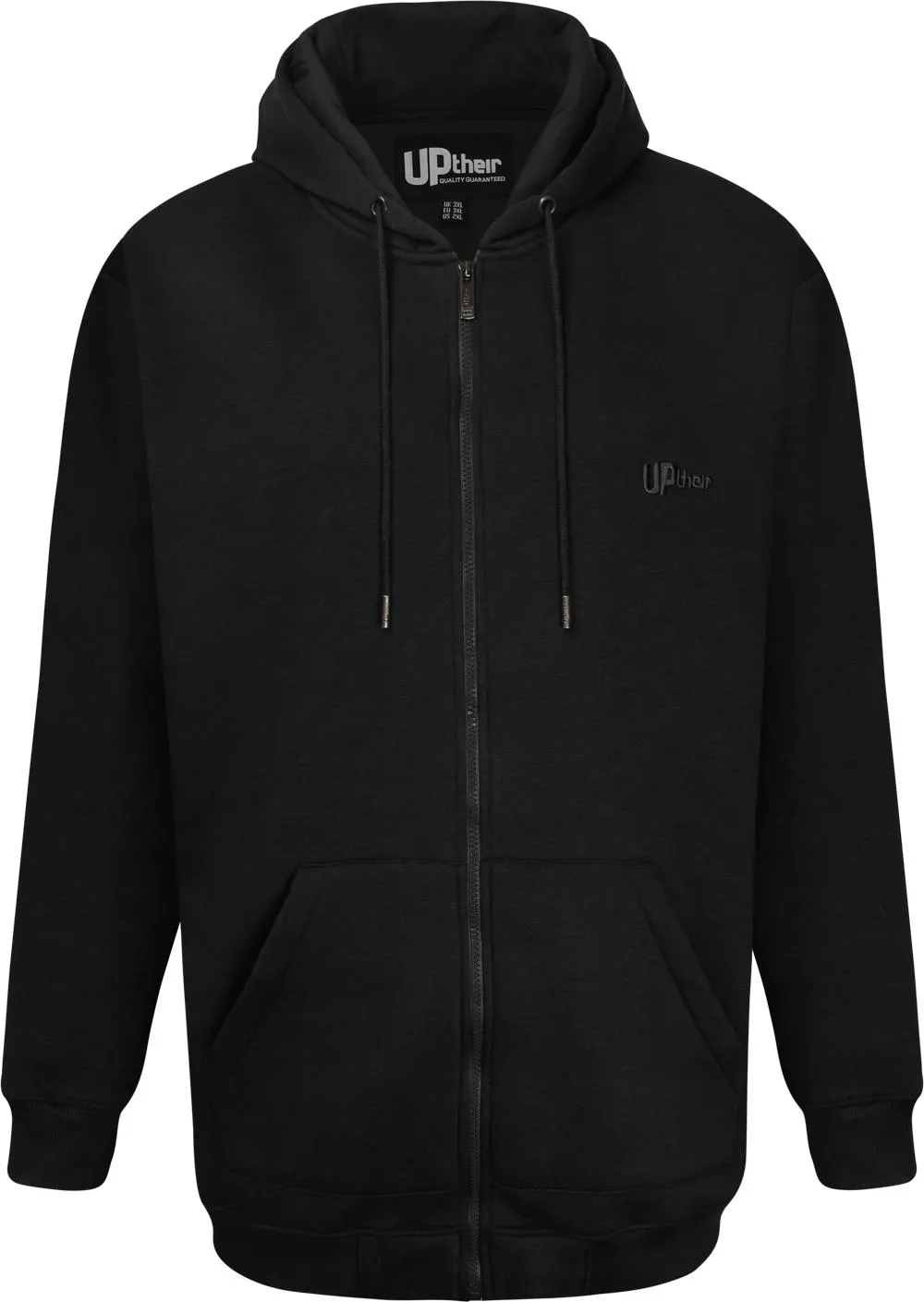 Uptheir Boom Time Full Zip Hoody - Black