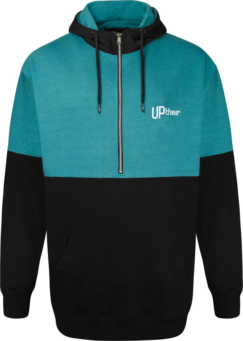 Uptheir Max Colour Block Overhead Hoody - Blue