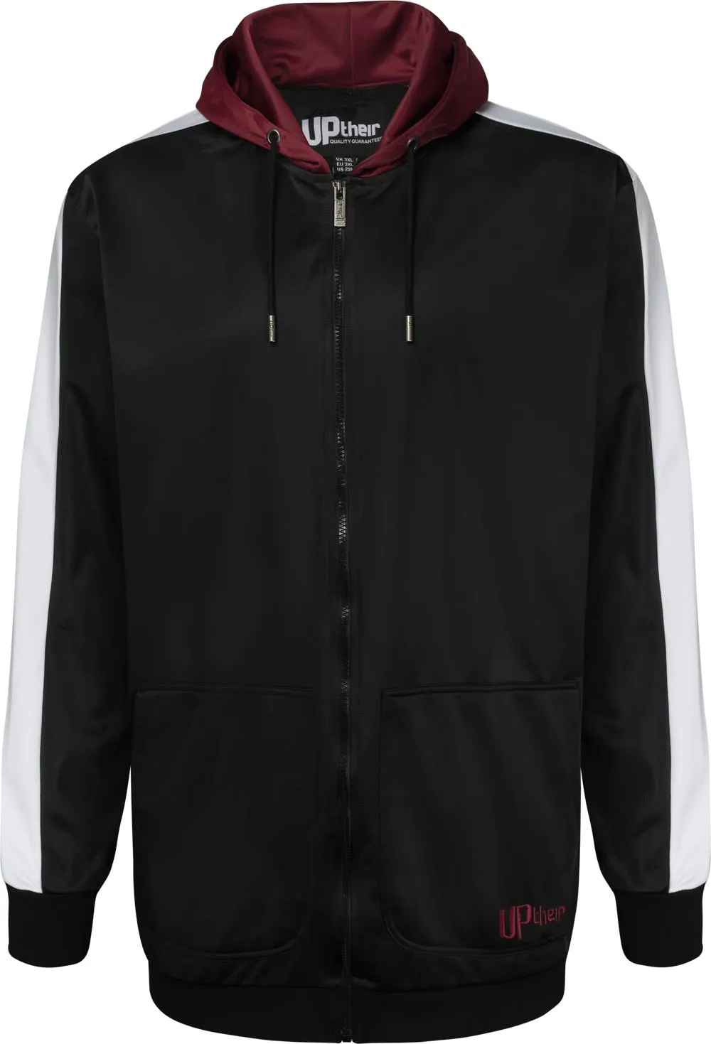 Uptheir Orlando Contrast Hood Hoody - Black