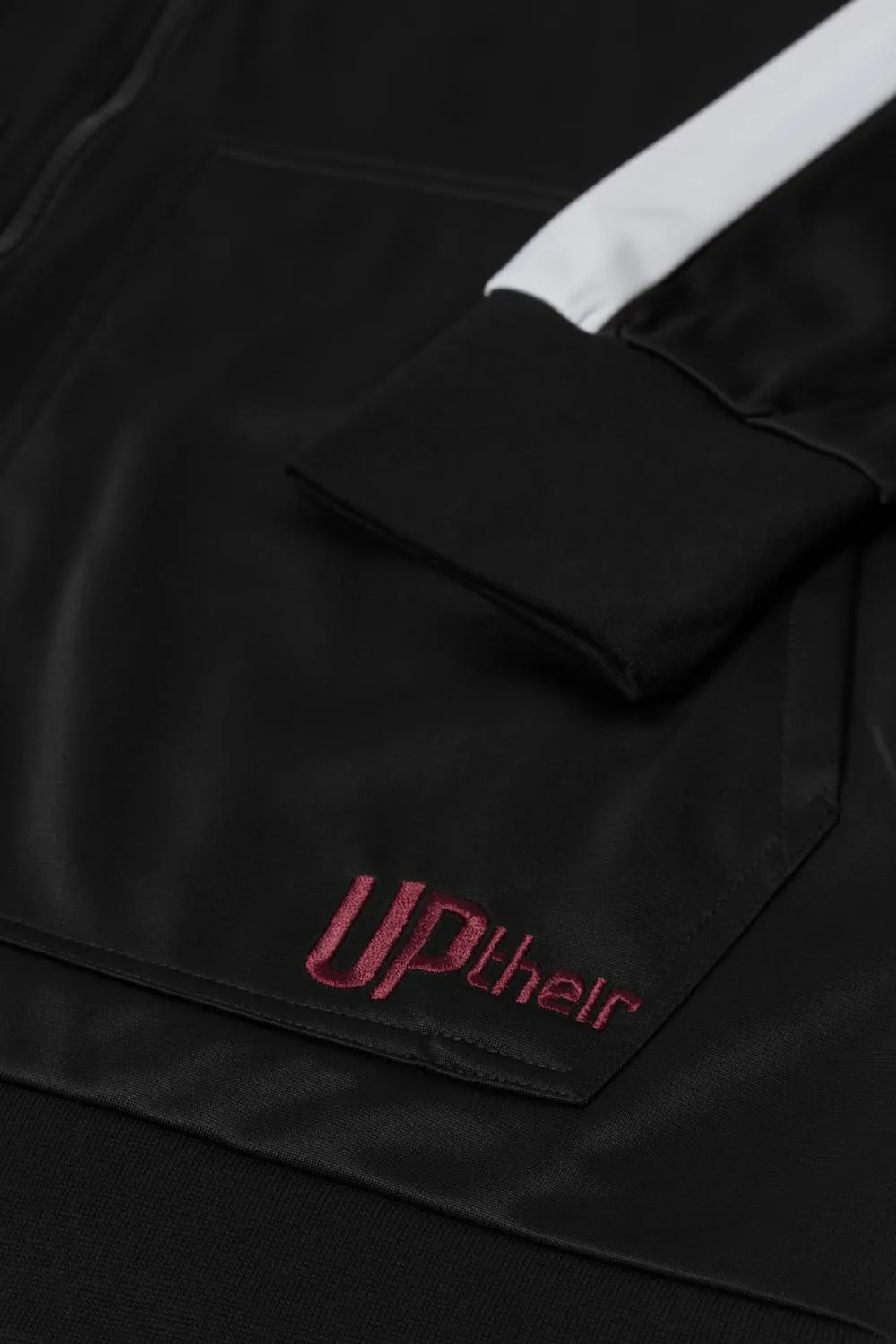 Uptheir Orlando Contrast Hood Hoody - Black