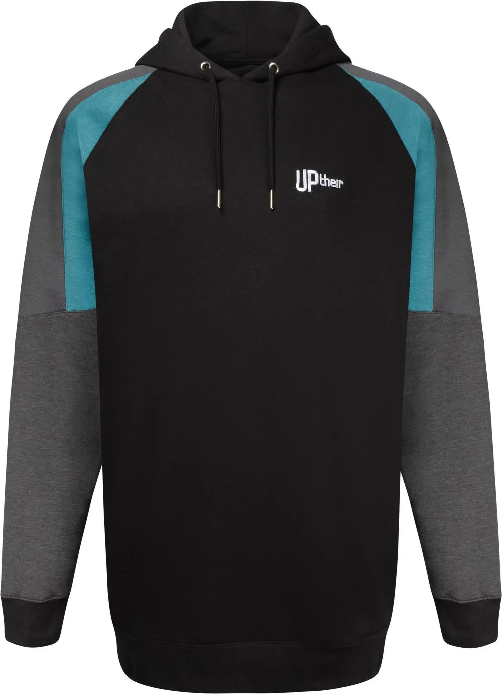 Uptheir Trooper Raglan Sleeve Hoody - Blue Black