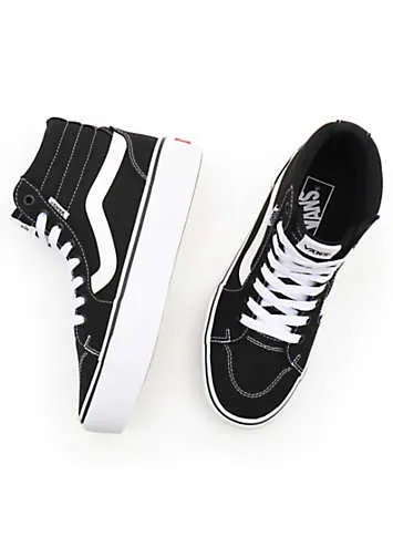 Vans Black & White Women’s Filmore Hi-Top Platform Trainers | Grattan