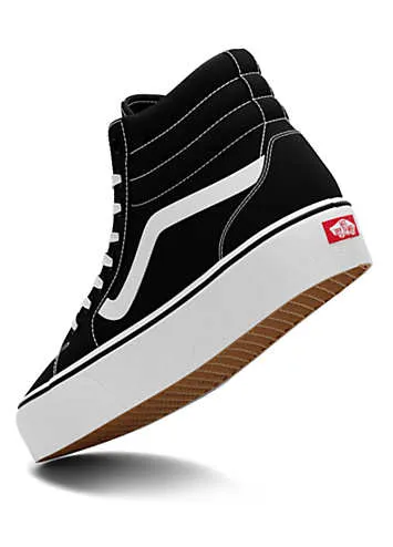 Vans Black & White Women’s Filmore Hi-Top Platform Trainers | Grattan