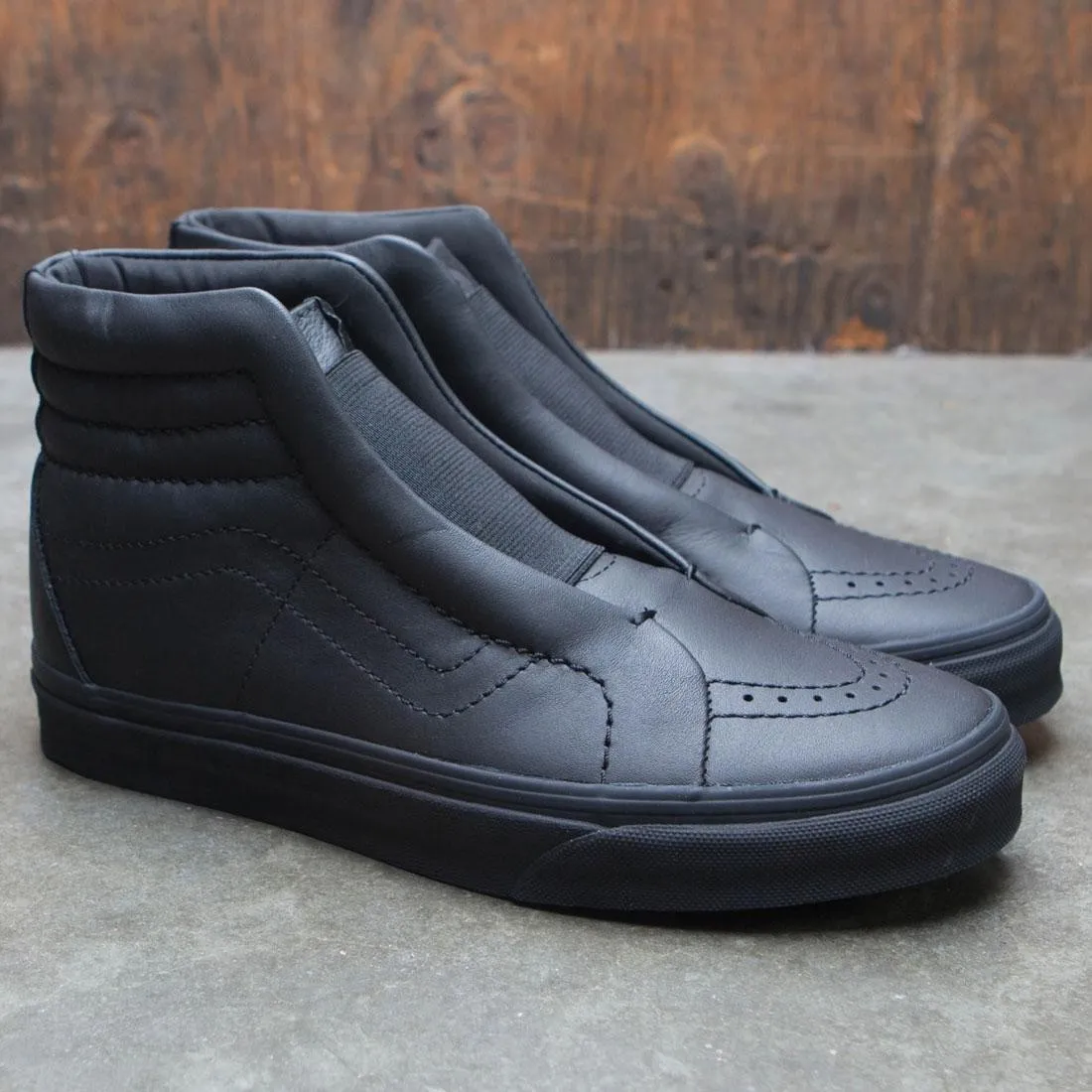 Vans Women SK8-Hi Reissue Laceless Leather (black)