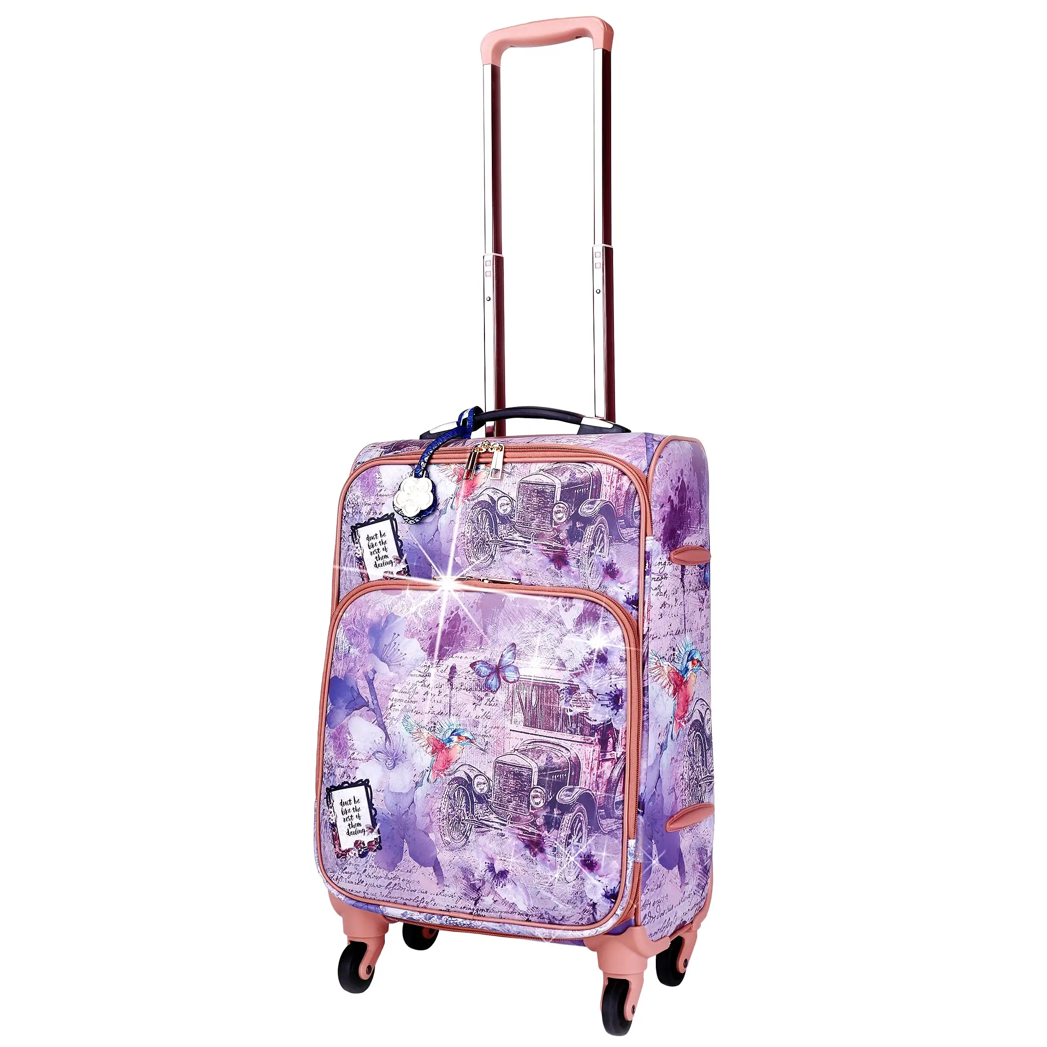 Vintage Darling Classic Travel Luggage for With Spinner