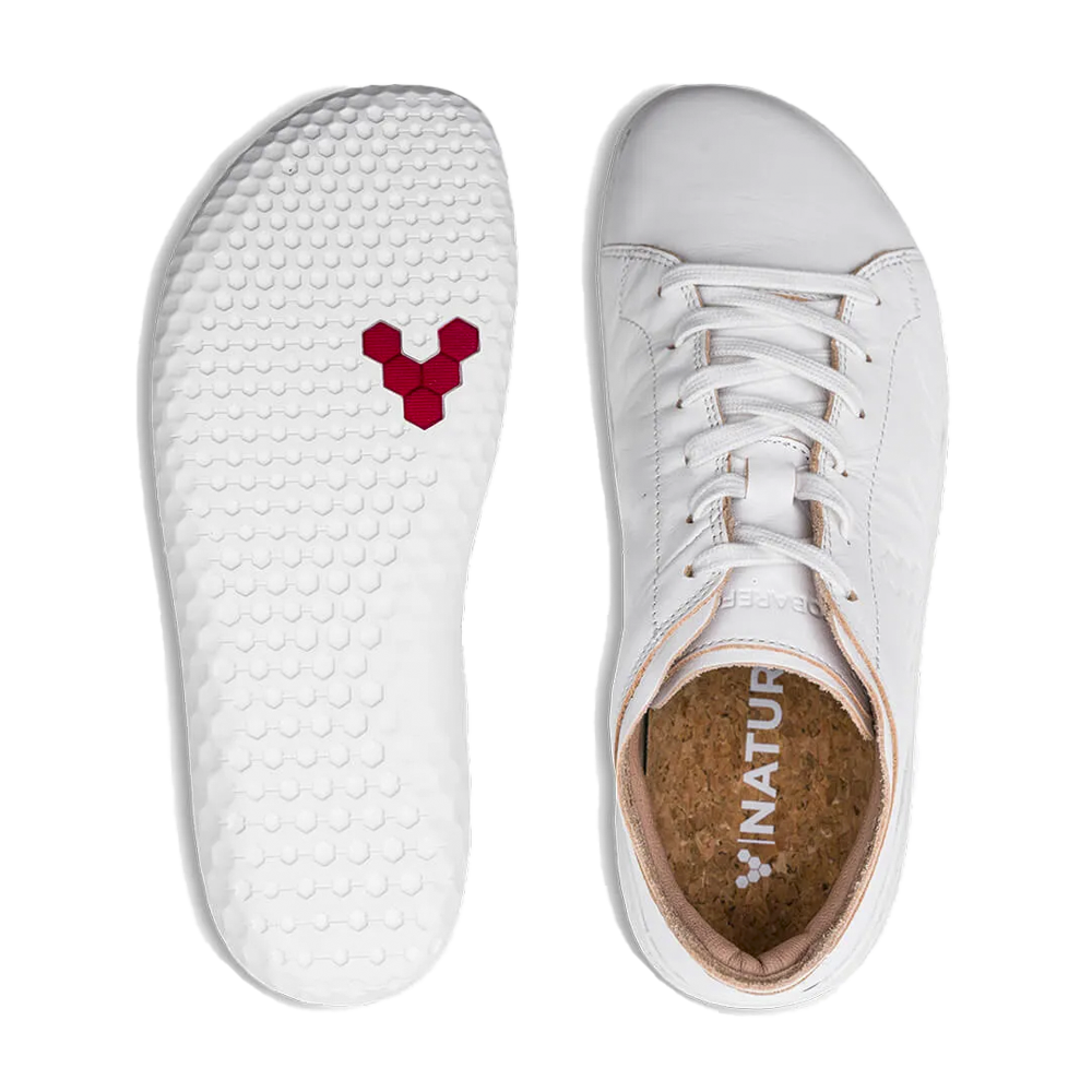 Vivobarefoot Geo Court III Womens Bright White