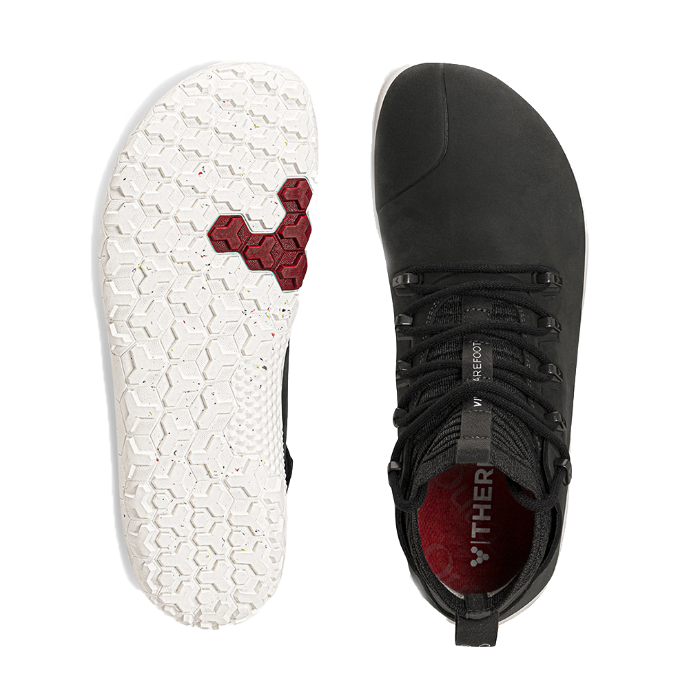 Vivobarefoot Magna FG Womens Obsidian/White