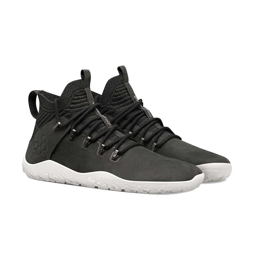 Vivobarefoot Magna FG Womens Obsidian/White