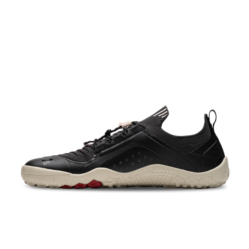 Vivobarefoot Primus Trail Knit FG Womens Obsidian/Misty Rose/Limestone