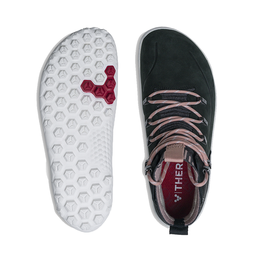 Vivobarefoot Tracker Decon FG2 Womens Obsidian / Misty Rose