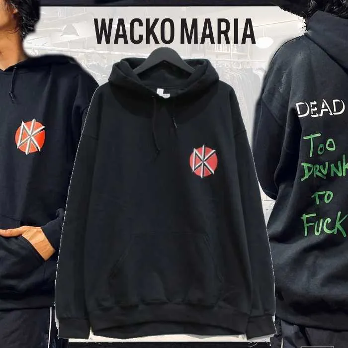 WACKO MARIA  |Unisex Street Style Long Sleeves Plain Cotton Sweatshirts